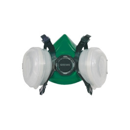 Gerson 8211 Organic Vapor P95 Respirator, Medium, Maintenance-Free Dual Cartridge Half Mask