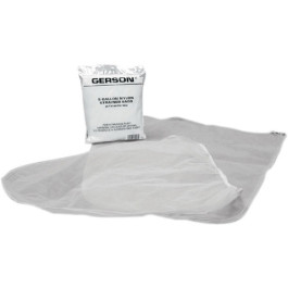 Gerson 071207 Strainer Bag with Elastic Top, 5 Gallon, 600 Micron Nylon-Kni