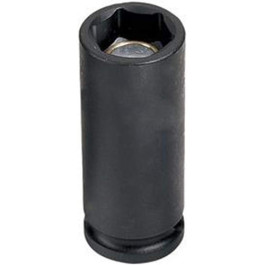 Grey Pneumatic 1007MDG 3/8" Drive 7mm Magnetic Deep Impact Socket, High-Torque Resistant, Secure Fastener Retention, 6 Point