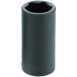 Grey Pneumatic 1007MSD 3/8" Drive 7mm Semi-Deep Impact Socket, 6-Point, Chrome Molybdenum Alloy Steel