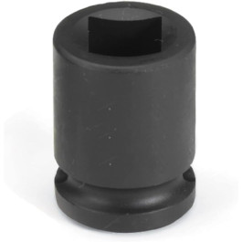 Grey Pneumatic 1008FP 3/8" Drive x 1/4" Square Female Pipe Plug Impact Socket, High Torque Design, Durable Alloy Steel 4 Points