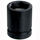 Grey Pneumatic 1008RG 3/8 Inch Drive x 1/4 Inch Standard Length Magnetic Impact Socket, 6 Point