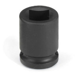Grey Pneumatic 1009FP 3/8" Drive x 9/32" Square Female Pipe Plug Socket, Chrome Molybdenum Steel, Standard Length, 4-Point