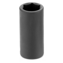 Grey Pneumatic 1014SD 3/8" Drive x 7/16" Semi-Deep Impact Socket, 6-Point