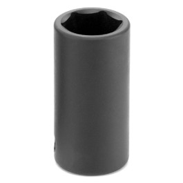 Grey Pneumatic 1018MSD 3/8" Drive x 18mm Semi-Deep Impact Socket, Chrome-Molybdenum Steel, 6-Point