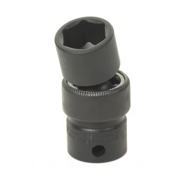 Grey Pneumatic 1018U 3/8" Drive x 9/16" Standard Universal Impact Socket, 6-Point