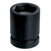 Grey Pneumatic 1019MG 3/8 Inch Drive x 19mm Standard Length Magnetic Impact Socket, 6 Point