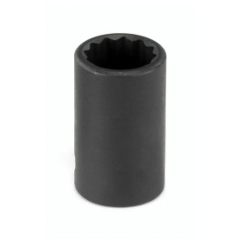 Grey Pneumatic 1114R  3/8" Drive x 7/16" Standard Impact Socket, 12-Point