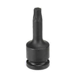 Grey Pneumatic 1125T 3/8" Drive x T25 Internal Torx Impact Driver Socket, Standard Length