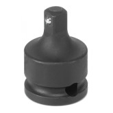 Grey Pneumatic 1138AL 3/8 Inch Drive x 1/2 Inch Locking Pin Adapter