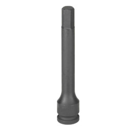 Grey Pneumatic 19064F 3/8" Drive x 3/16" Hex Driver, 4" Length, High-Quality Steel