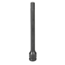 Grey Pneumatic 19126M  3/8" Drive x 12mm Hex Driver Socket, 6" Length, Chrome-molybdenum steel