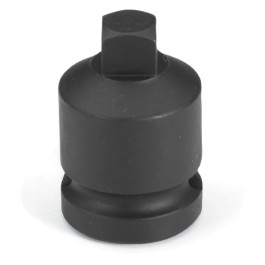 Grey Pneumatic 2010PP 1/2" Drive x 5/16" Square Male Pipe Plug Socket, Chrome-Molybdenum Steel, Impact-Ready