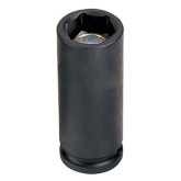 Grey Pneumatic 2012MDG 1/2 Inch Drive x 12mm Deep Length Magnetic Impact Socket, 6 Point