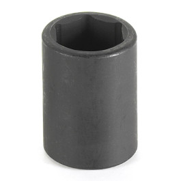 Grey Pneumatic 2019M 1/2 DR x 19mm Standard Impact Socket, 6-Point, Chrome-Molybdenum Steel