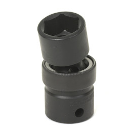 Grey Pneumatic 2019UM 1/2" Drive x 19mm Standard Universal Impact Socket, 6-Point, Chrome Molybdenum