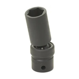 Grey Pneumatic 2023UMD 1/2" Drive x 23mm Deep Universal Impact Socket, 6-Point