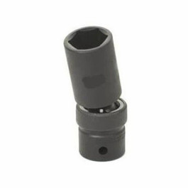 Grey Pneumatic 2024UD Deep Universal Impact Socket, 1/2" Drive, 3/4", 6 Point