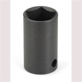 Grey Pneumatic 20265B 1/2" Drive x 13/16" 5-Point Utility Socket, Alloy Steel, 2" Length