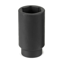 Grey Pneumatic 2040HD 1/2" Drive x 1-1/4" Heavy Duty Deep Impact Socket, 6-Point, Chrome-Molybdenum Steel