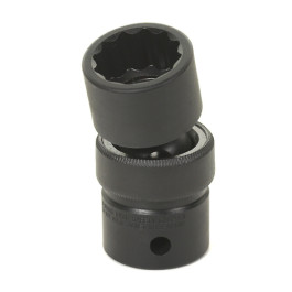 Grey Pneumatic 2040UD 1/2" Drive x 1-1/4" Deep Universal Impact Socket, 6 Point