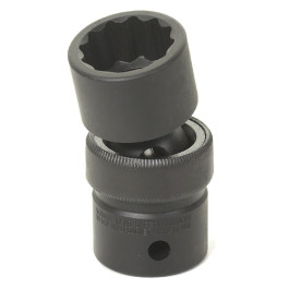Grey Pneumatic 2116U 1/2" Drive x 1/2" Standard Universal Impact Socket, 12 Point