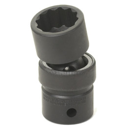 Grey Pneumatic 2130U 1/2" Drive x 15/16" Standard Universal Impact Socket, 6 Point