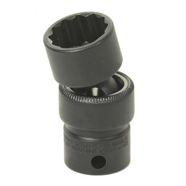 Grey Pneumatic 2134U 1/2" Drive x 1-1/16" Standard Universal Impact Socket, 12-Point