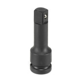Grey Pneumatic 2243E 1/2" Drive x 3" Extension with Friction Ball Socket, Corrosion Resistant Coating