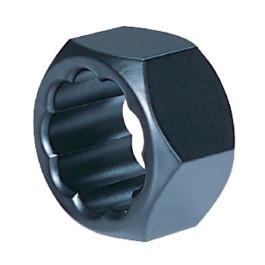 Grey Pneumatic 2415 Ribbed Nut, 13/16" Size, High-Strength Steel