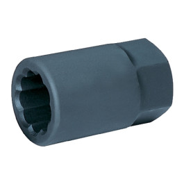 Grey Pneumatic 2515 Inner Cap Nut Remover, 1-1/8" Size, One-Piece Tool for 13/16" Square Head Nuts, Wheel Service