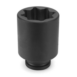 Grey Pneumatic 3542SD 3/4" Drive x 1-5/16" Deep Impact Socket, 8-Point