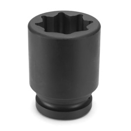 Grey Pneumatic 4530S 1" Drive x 15/16" Standard Impact Socket, 8-Point