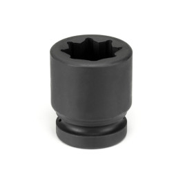 Grey Pneumatic 4556S 8 Point Standard Length Impact Socket, 1 Inch Drive, 1-3/4 Inch SAE