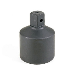 Grey Pneumatic 5009A Adapter, #5 Spline Female x 1" Male,Impact Rated with Pin Hole Retention Adapter