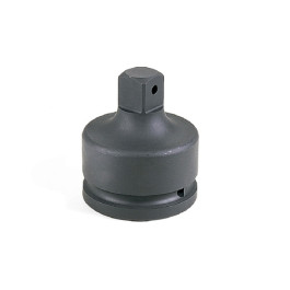 Grey Pneumatic 6008A 1-1/2" Drive Female x 1" Drive Male, Impact Rated with Pin Hole Retention Adapter