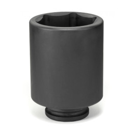 Grey Pneumatic 6072D 1-1/2" Drive x 2-1/4" Deep Length Impact Socket, 6 Point