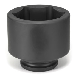 Grey Pneumatic 6108R 1-1/2" Drive x 3-3/8" Standard Length Impact Socket, 6 Point