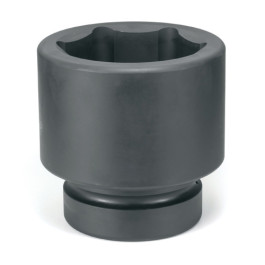 Grey Pneumatic 7080M 2-1/2" Drive x 80mm Standard Length Impact Socket, 12 Point
