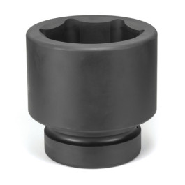 Grey Pneumatic 7172R 2-1/2" Drive x 5-3/8" Standard Length Impact Socket, 8 Point