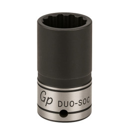 Grey Pneumatic 81030R 3/8" Drive x 15/16" Standard Length Duo Impact Socket, 6 Point
