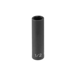 Grey Pneumatic 81032D 3/8" Drive x 1" Deep Length Duo Impact Socket, 6 Point