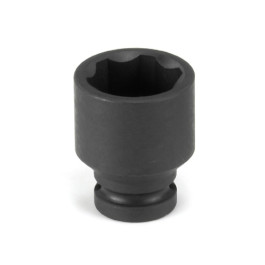 Grey Pneumatic 904MS 1/4" Drive x 4mm Standard Length Surface Drive Impact Socket, 6-Point