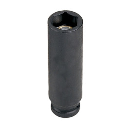 Grey Pneumatic 915MDG 1/4" Drive x 15mm Magnetic Deep Impact Socket, 6-Point