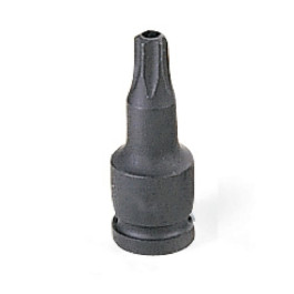 Grey Pneumatic 925TT 1/4" Drive Tamper-Proof Torx Driver Socket TT25, Star Point