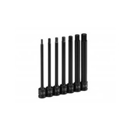 Grey Pneumatic 99026M Hex Driver Socket, 1/4 Inch Drive, 2 mm Hex, 6 Inch Length