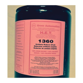 Grow Automotive 1360-5 Urethane Reducer, Fast, 5 Gallon Pail