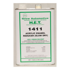 Grow Automotive 1411-1 Slow Dry Enamel Reducer, 1 Gallon Can