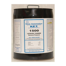 Grow Automotive 1500-5 Multi-Purpose Lacquer Thinner, 5 Gallon Pail