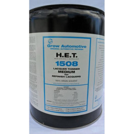 Grow Automotive 1508-5 Medium Dry Lacquer Thinner, 5 Gallon Pail